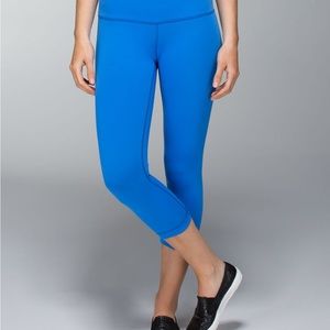 Lululemon, wunder under reversible cropped legging
